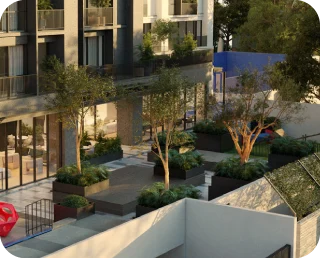 Patio central · Render oficial